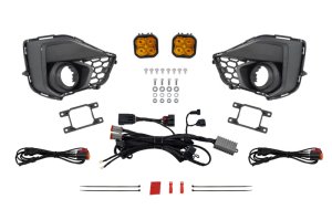 Ford Mustang Fog Lamp Kit - Diode Dynamics - SS3 Add-On - Yellow - 2024+